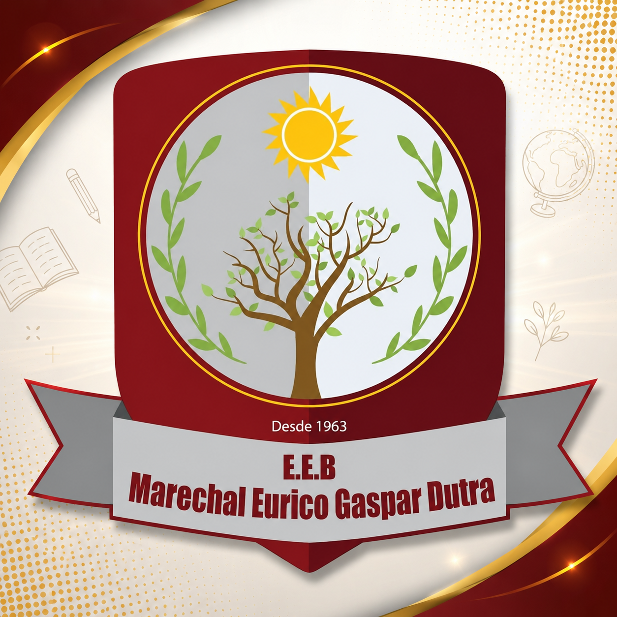 Brasão da EEB Marechal Eurico Gaspar Dutra